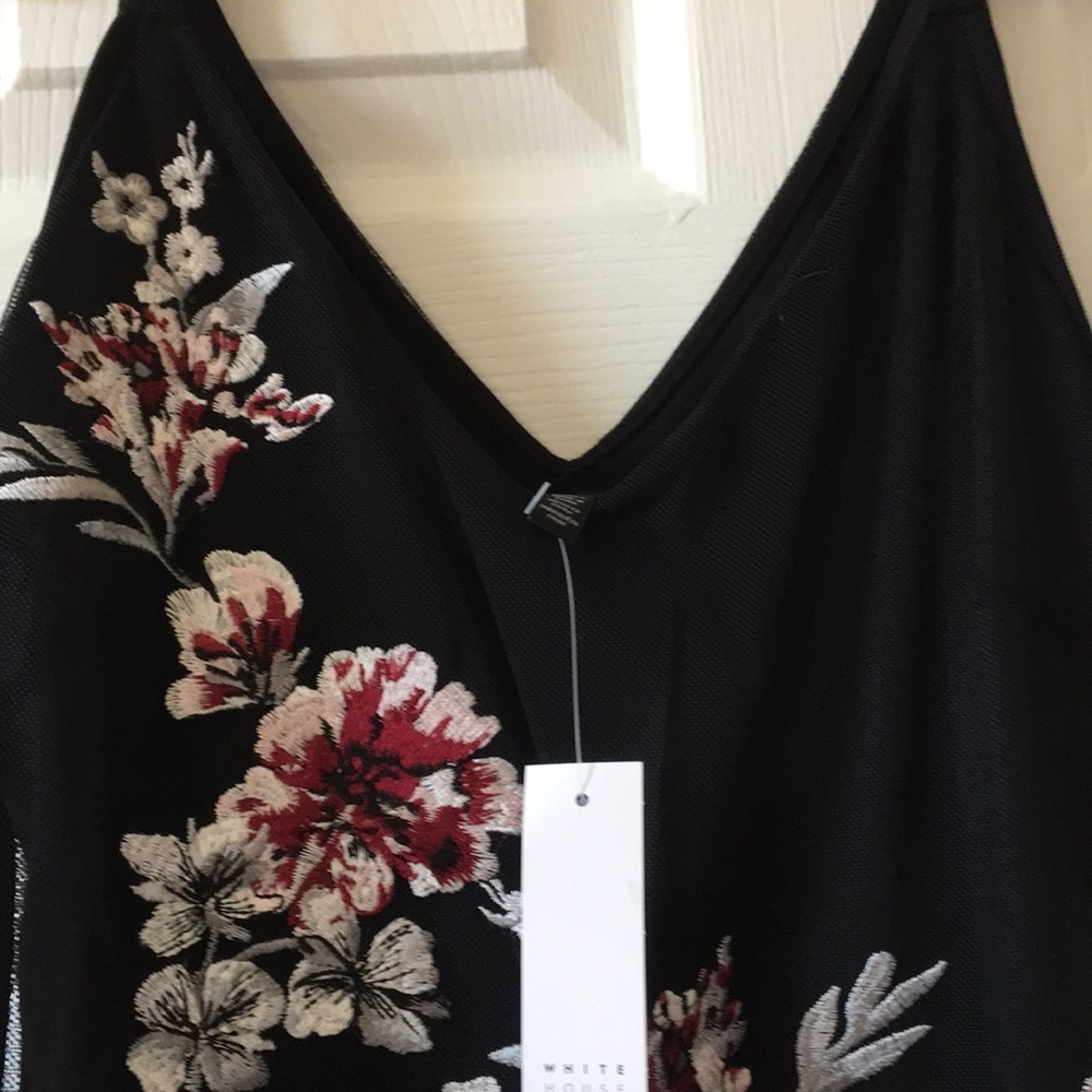 White House Black Market Floral Camisole - Picture 4 of 7